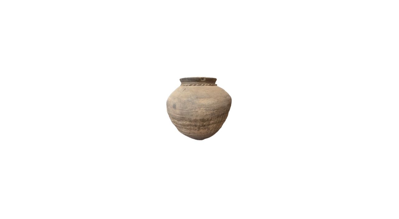 Large Hand Made Indonesian Clay Pot