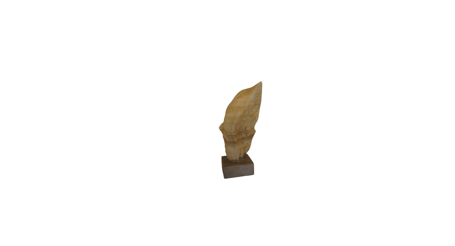 One of a Kind Exposed Alabaster Sculpture