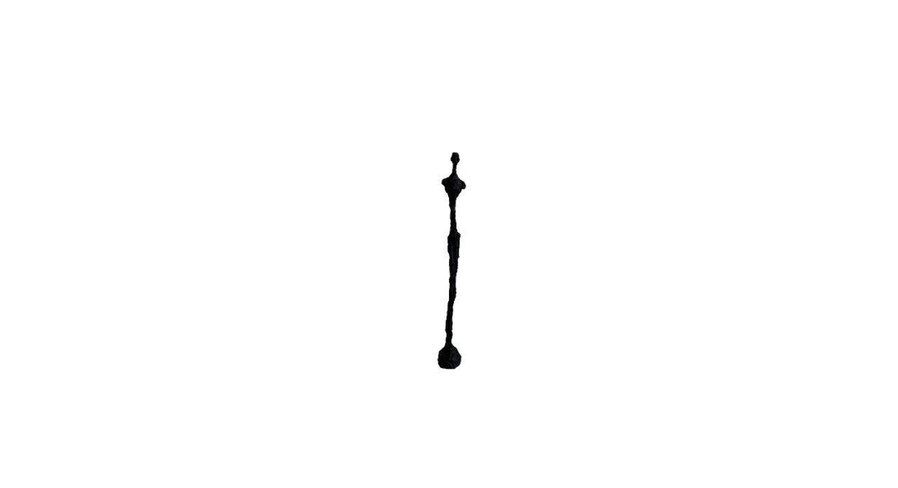 Black 29" Figurative Sculpture