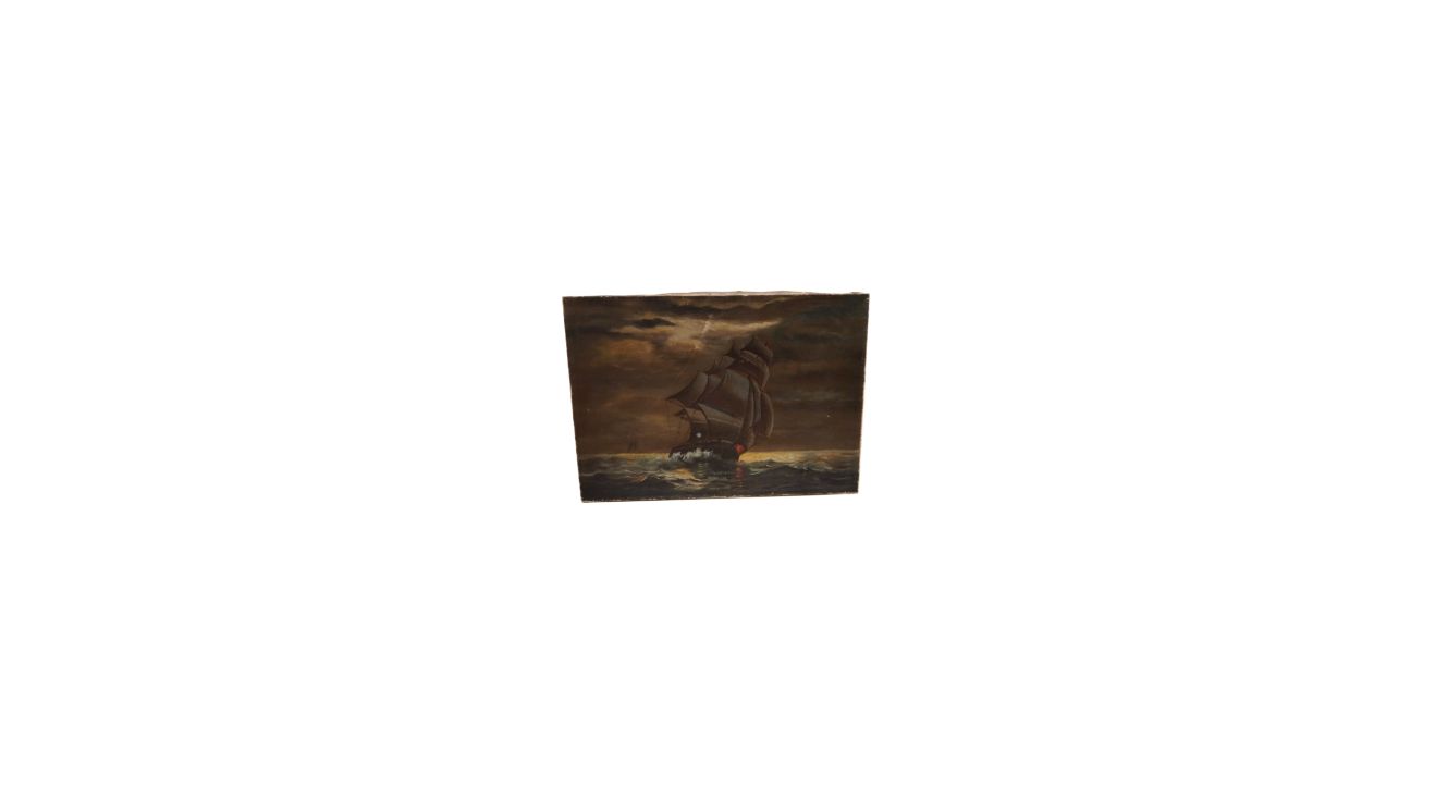 19th Century Maritime Oil Painting