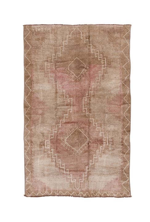Oushak Design Rug, 6’ 0” x 9’ 5”