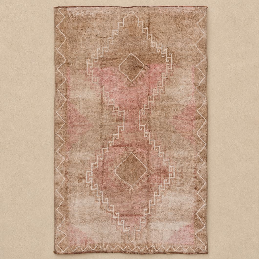 Oushak Design Rug, 6’ 0” x 9’ 5”