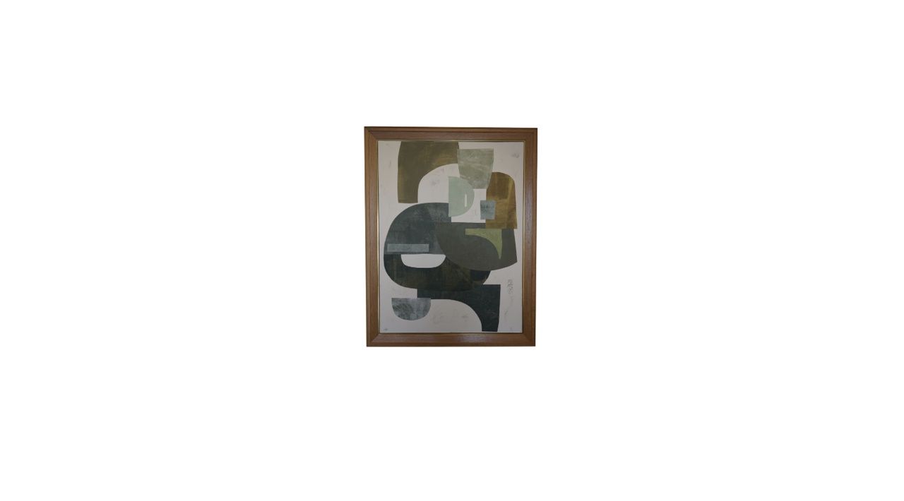 "Greenfield" Abstract Art by Jennifer Gibbs, 42"x54"