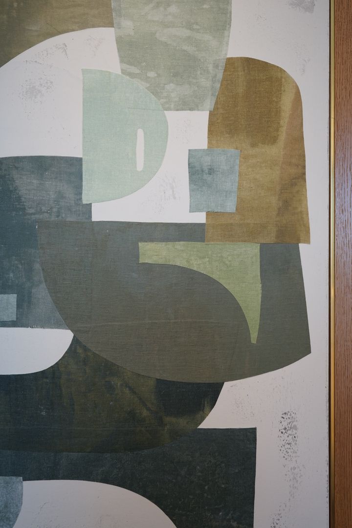 "Greenfield" Abstract Art by Jennifer Gibbs