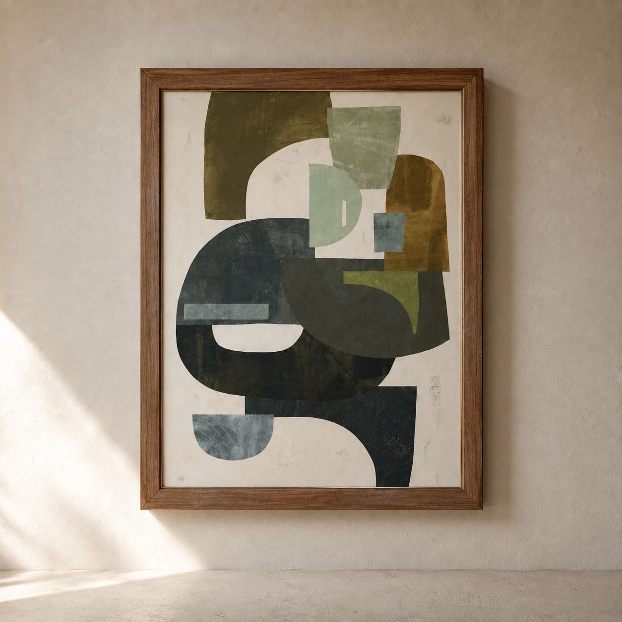 "Greenfield" Abstract Art by Jennifer Gibbs