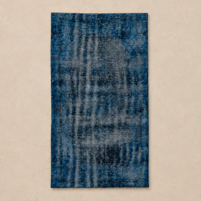 Overdyed Design Rug, 3'3" x 6'0"