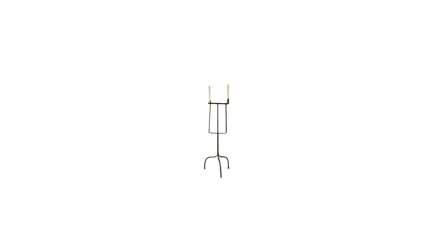 Custom Hand Forged Iron Candlestick