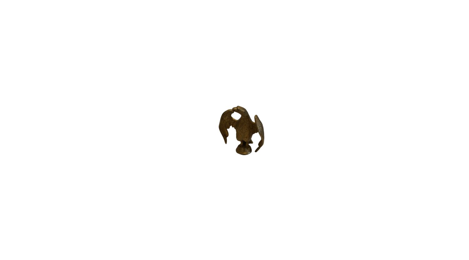 Brass Eagle Flag Topper