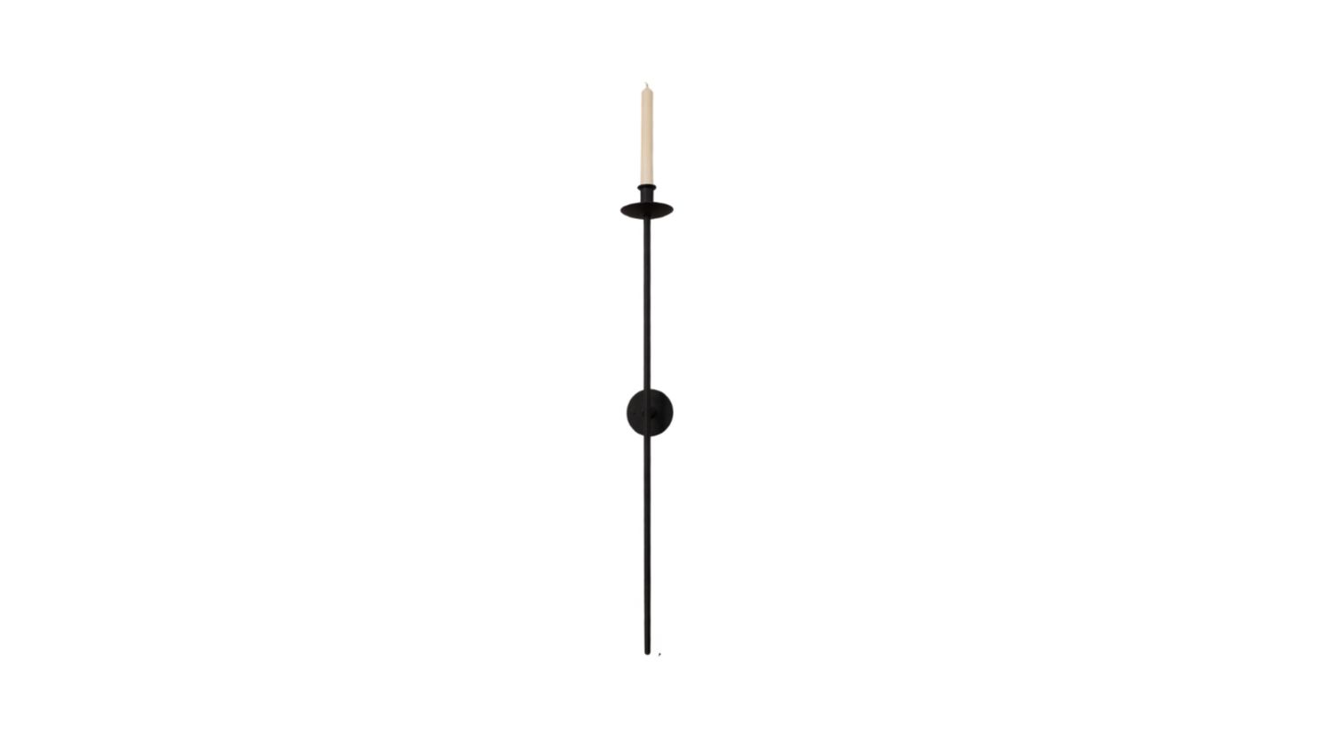 Custom Hand Forged Iron Wall Mount Candle Holder