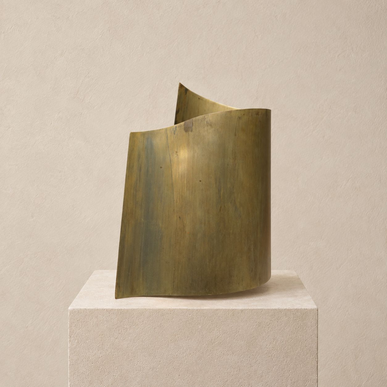 Custom Sconce in Unlacquered Brass with Whimsical Brass Shade