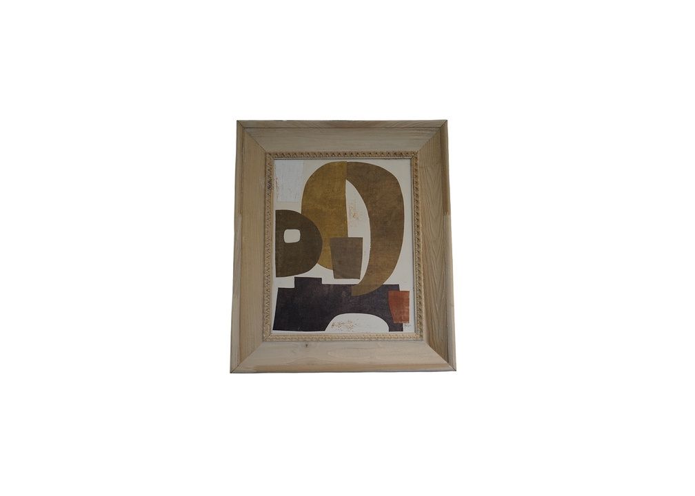 "Umber No, 8" Abstract Art by Jennifer Gibbs, 24"x 28"