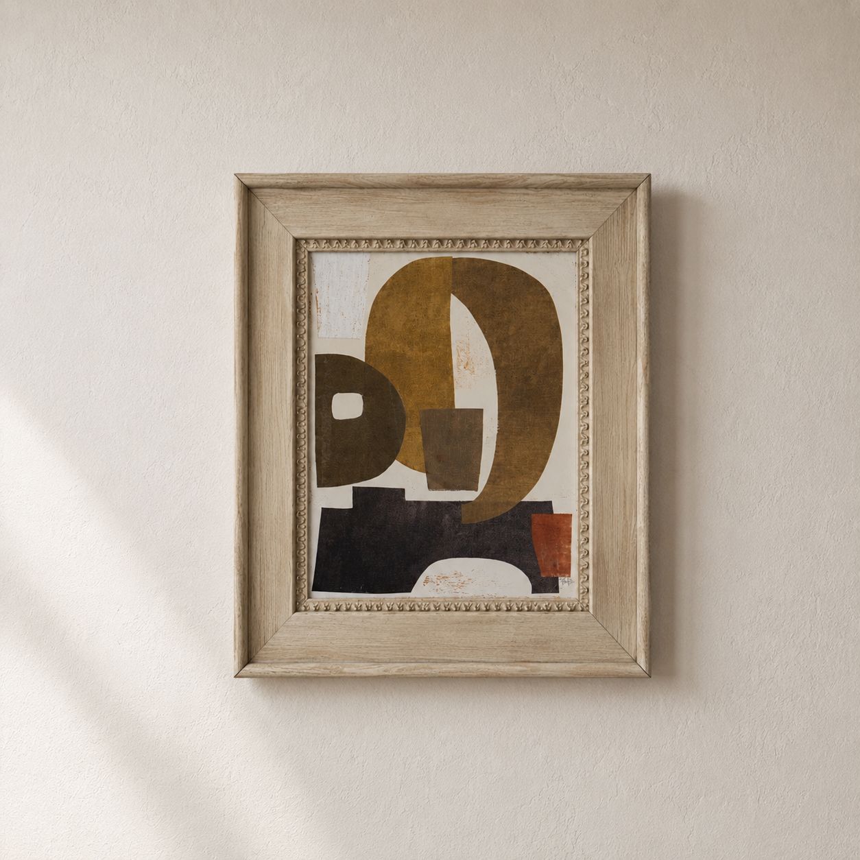 "Umber No, 8" Abstract Art by Jennifer Gibbs