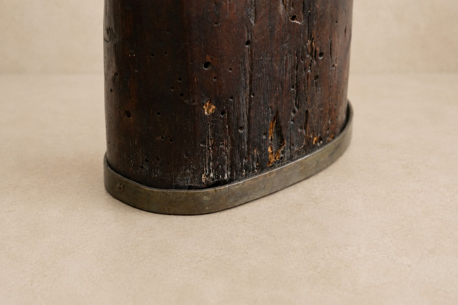 18th Century Wooden Pitcher Made by Farmers, France