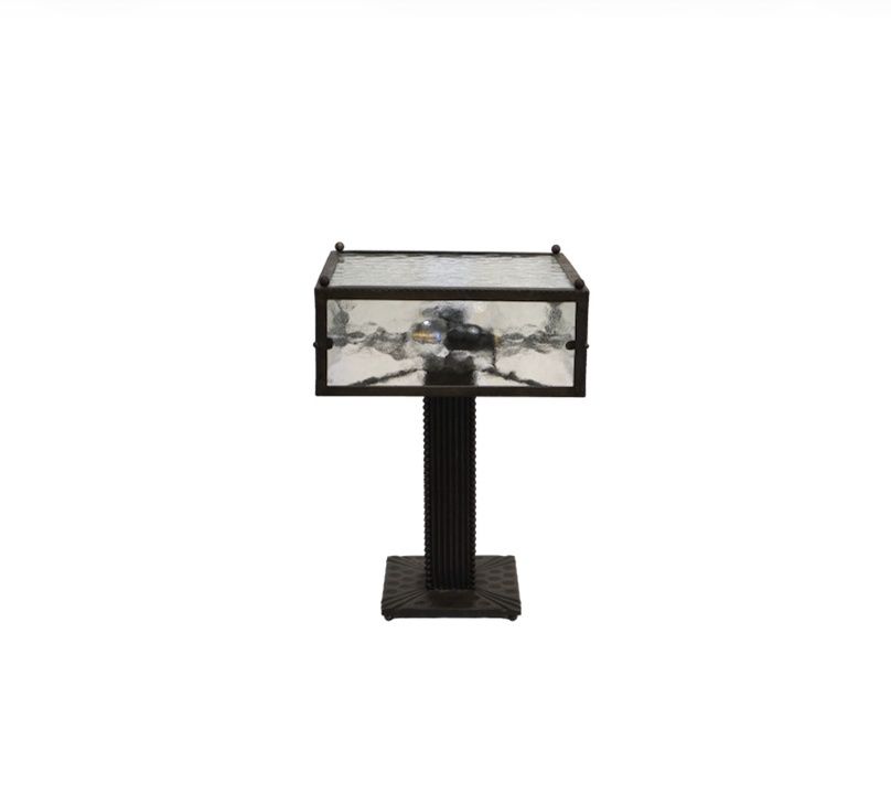 Brutalist Bronze Desk Lamp