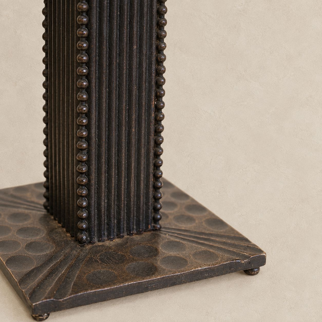 Brutalist Bronze Desk Lamp