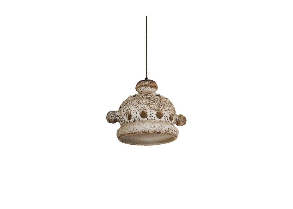 Beige Danish Stoneware Pendant