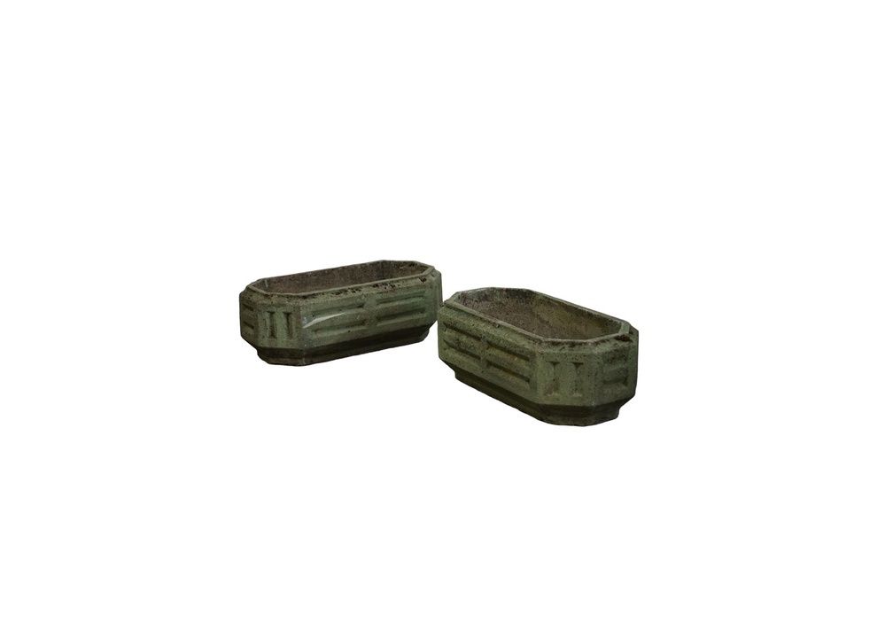 Art Deco Style Oblong Planter