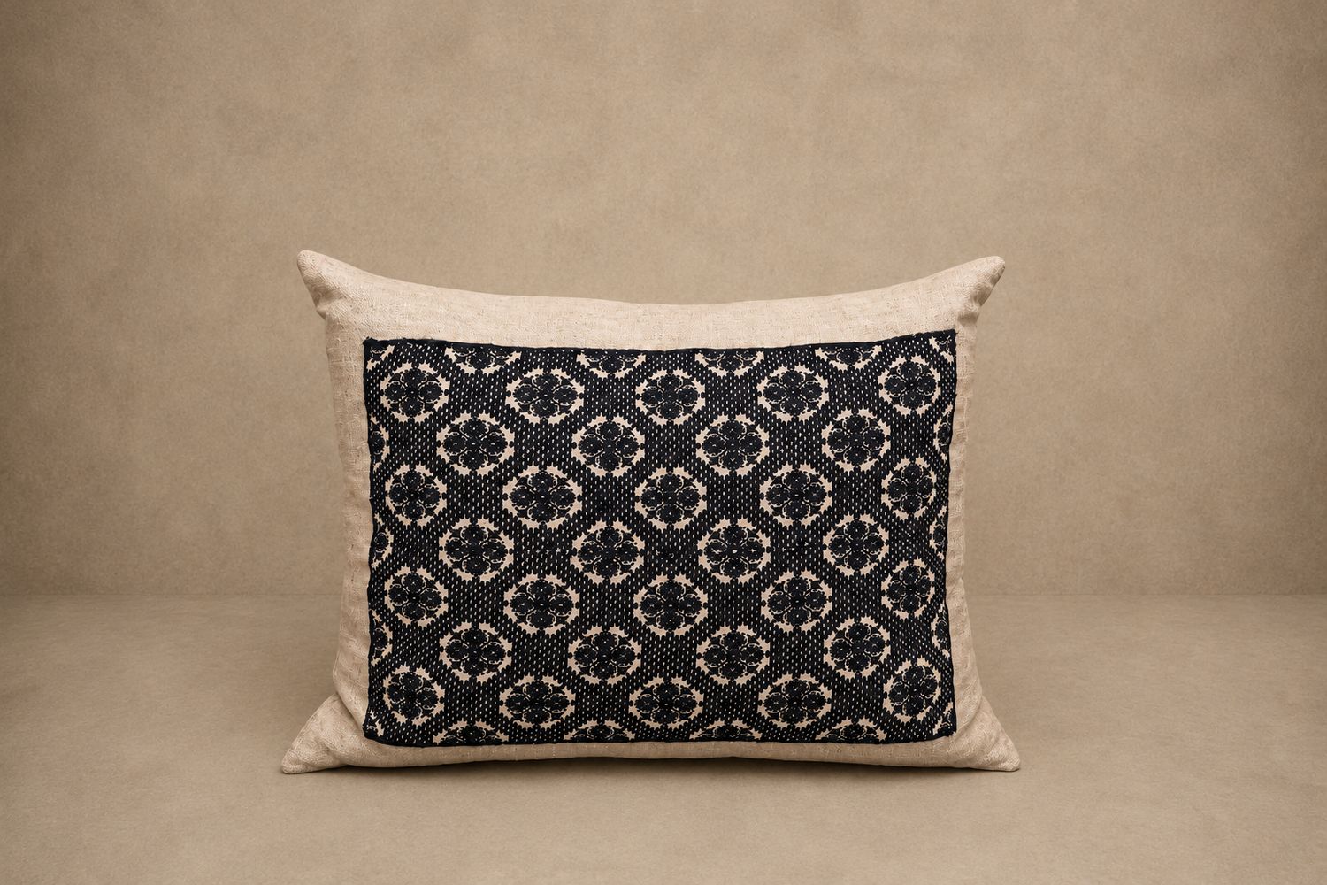 Antique Fez Embroidered Cushion, 19th Century