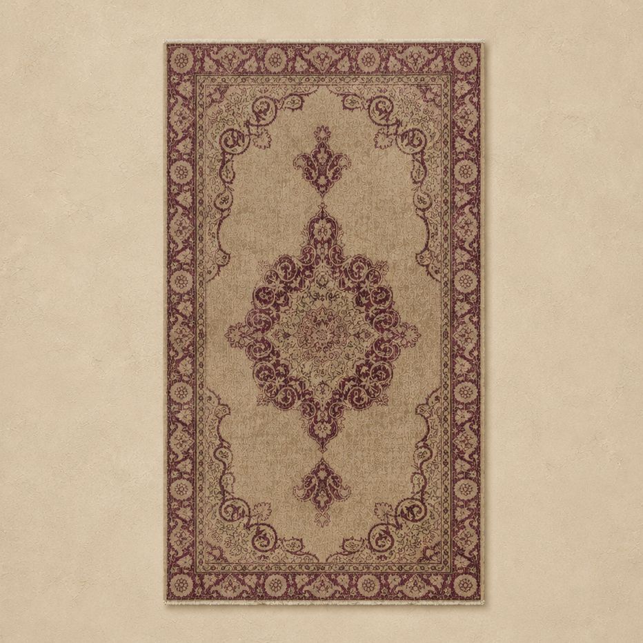 Turkish Vintage Rug, 3'6" x 6'8"