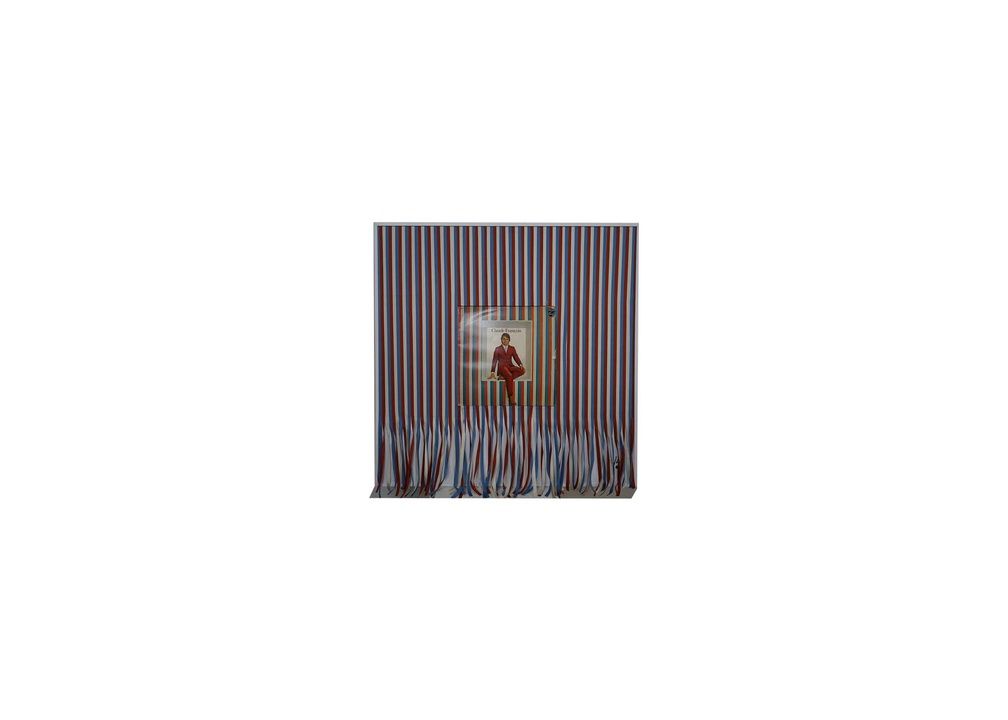 French Singer and Composer, Claud Francois, Upcycled Album Art by French Artist Christian Legier