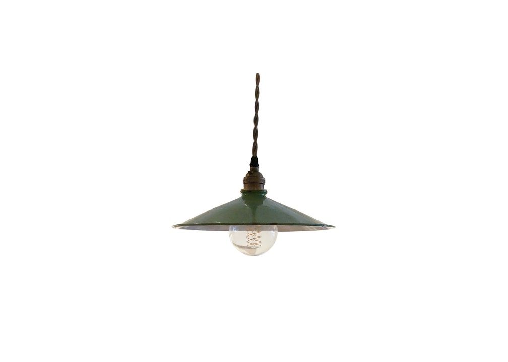 Vintage Green Shade Pendant