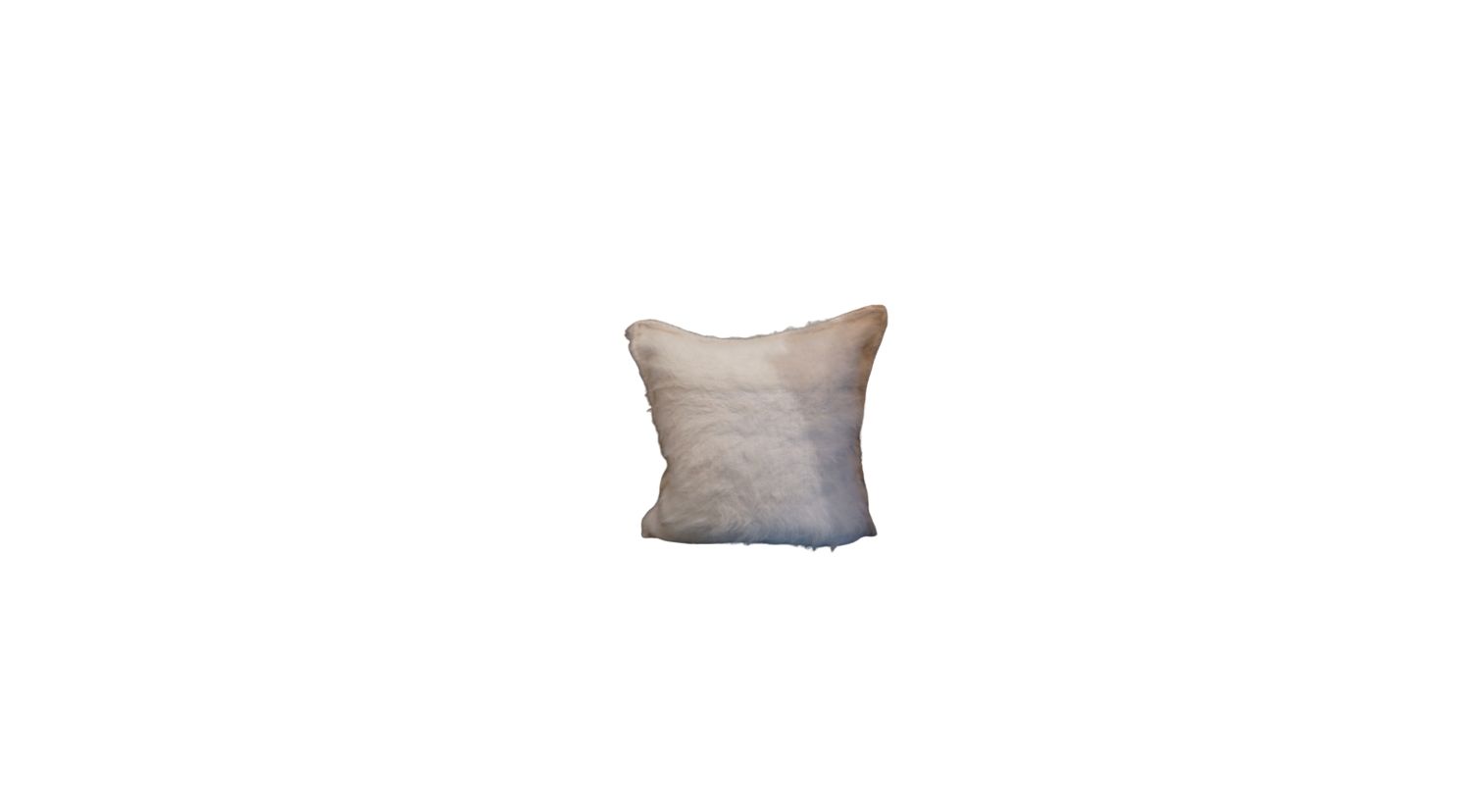 Llama Pillow in Blanca, 22" x 22"