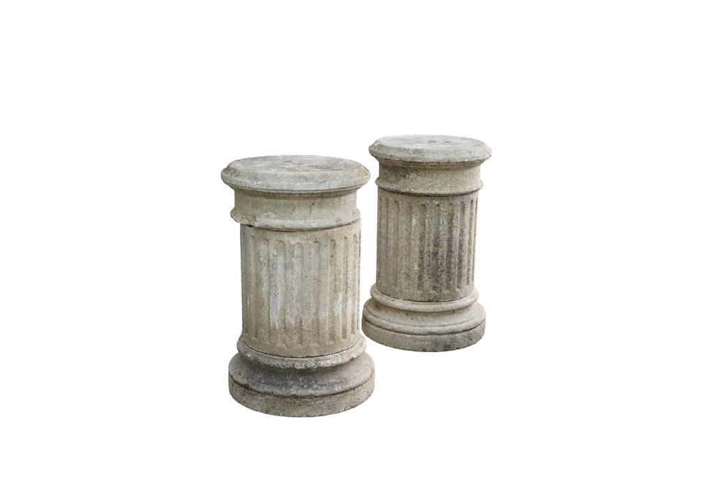 Fluted Stone Column