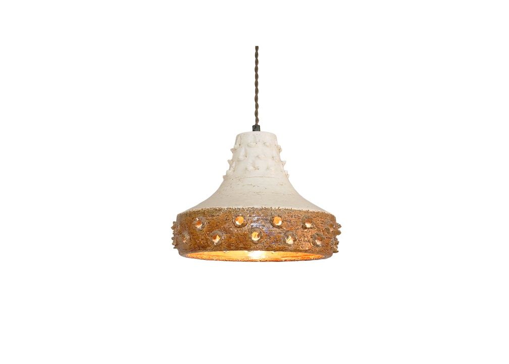 Mid-Century Ceramic Pendant