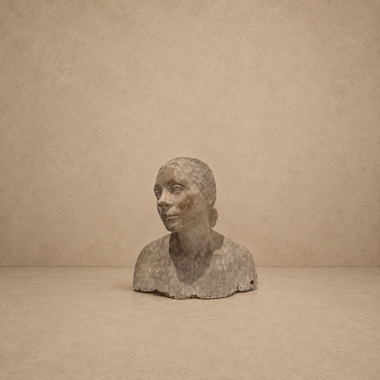 Plaster Bust Unsigned