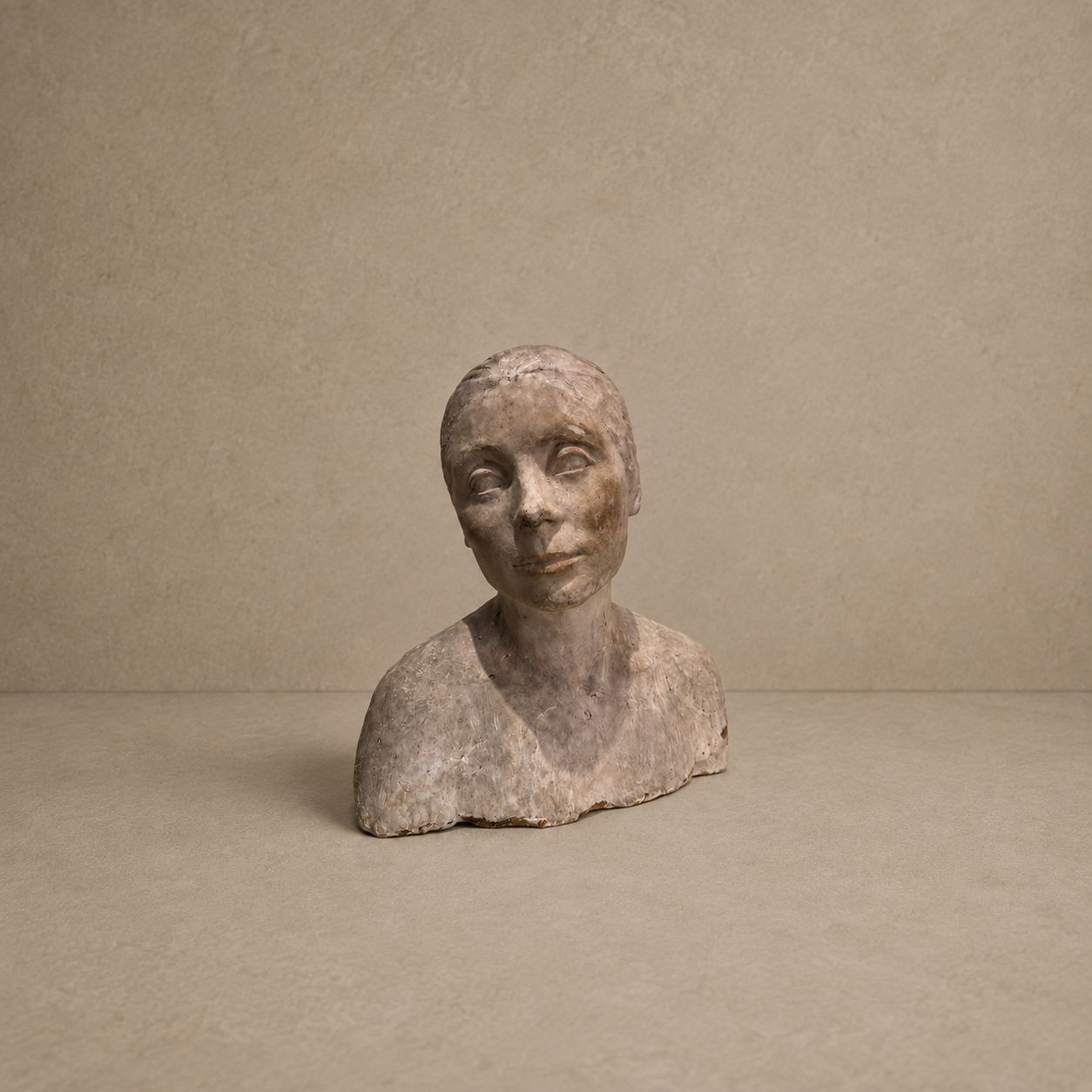 Plaster Bust Unsigned