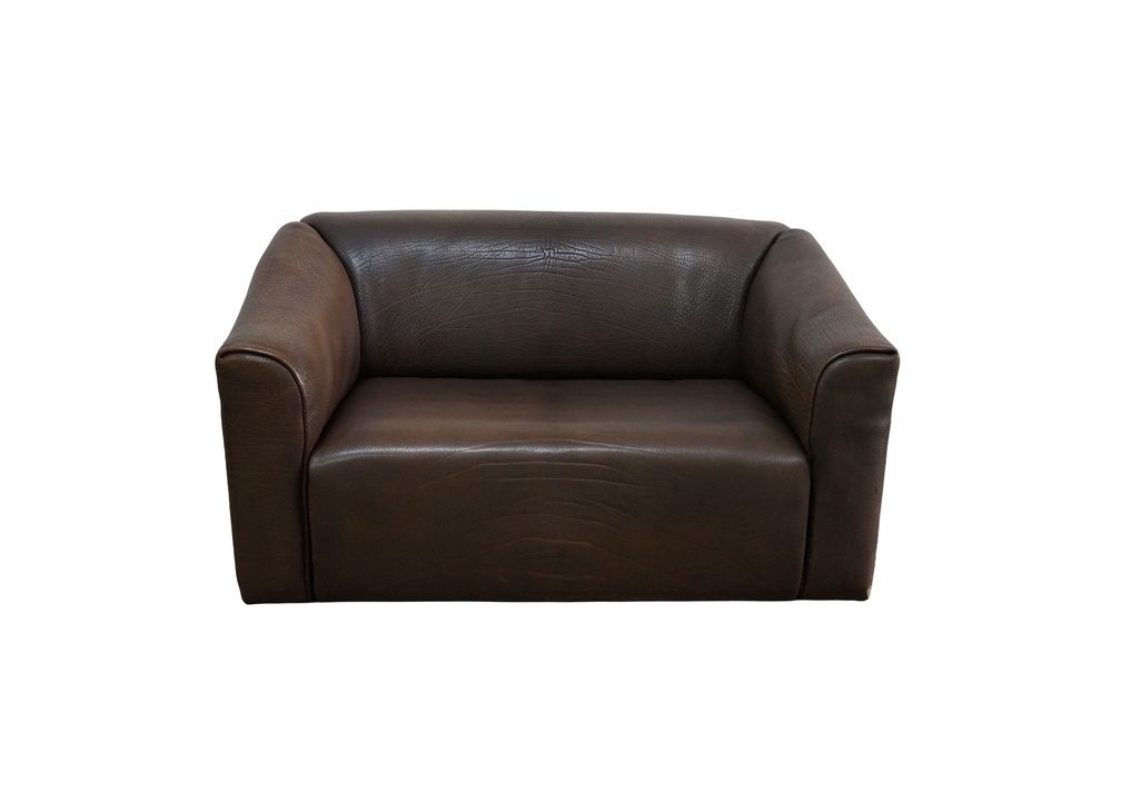 Vintage Two Seat Desede Love Seat, 1970's, 54" x 36" x 27 1/2"