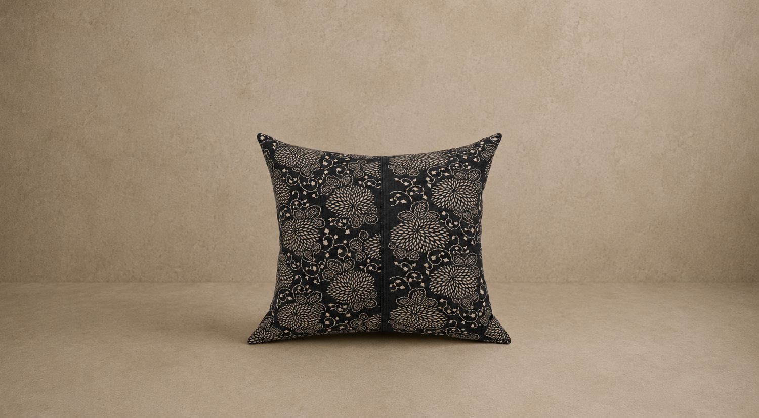 Large Japanese Textile Pillow