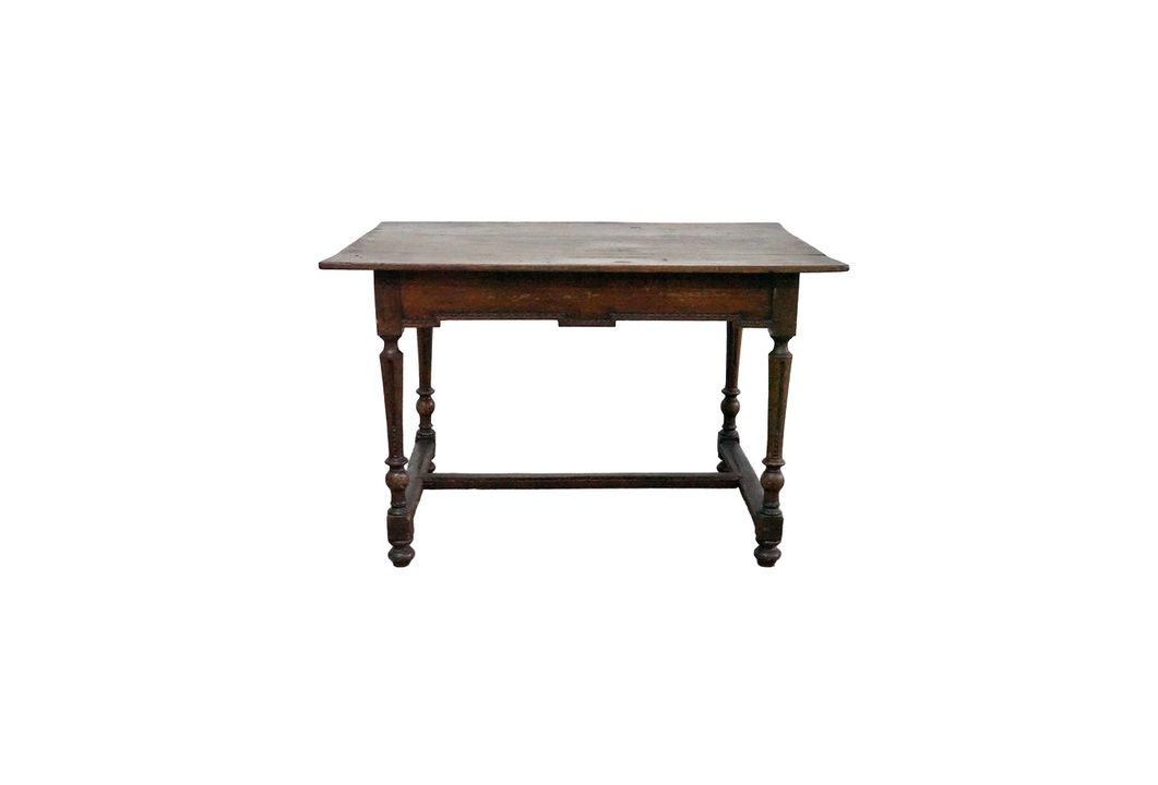 Louis XVI Style Provincial Oak Table/Desk
