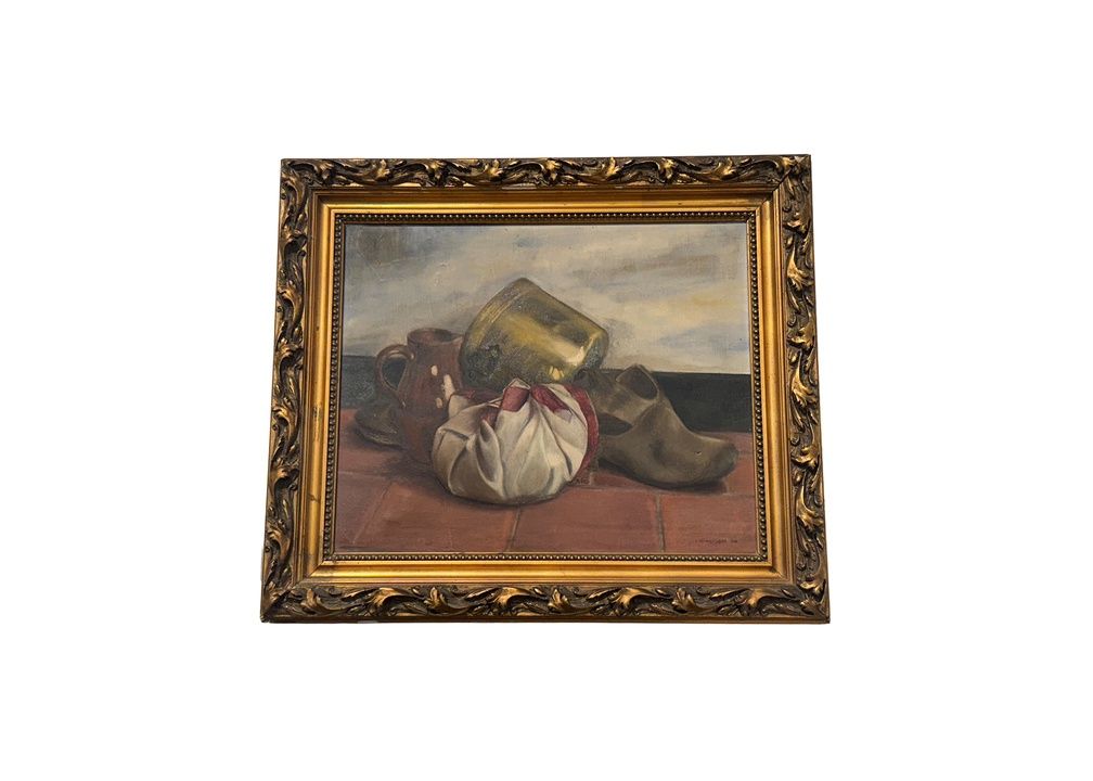 Antique Still Life with Gilt Frame