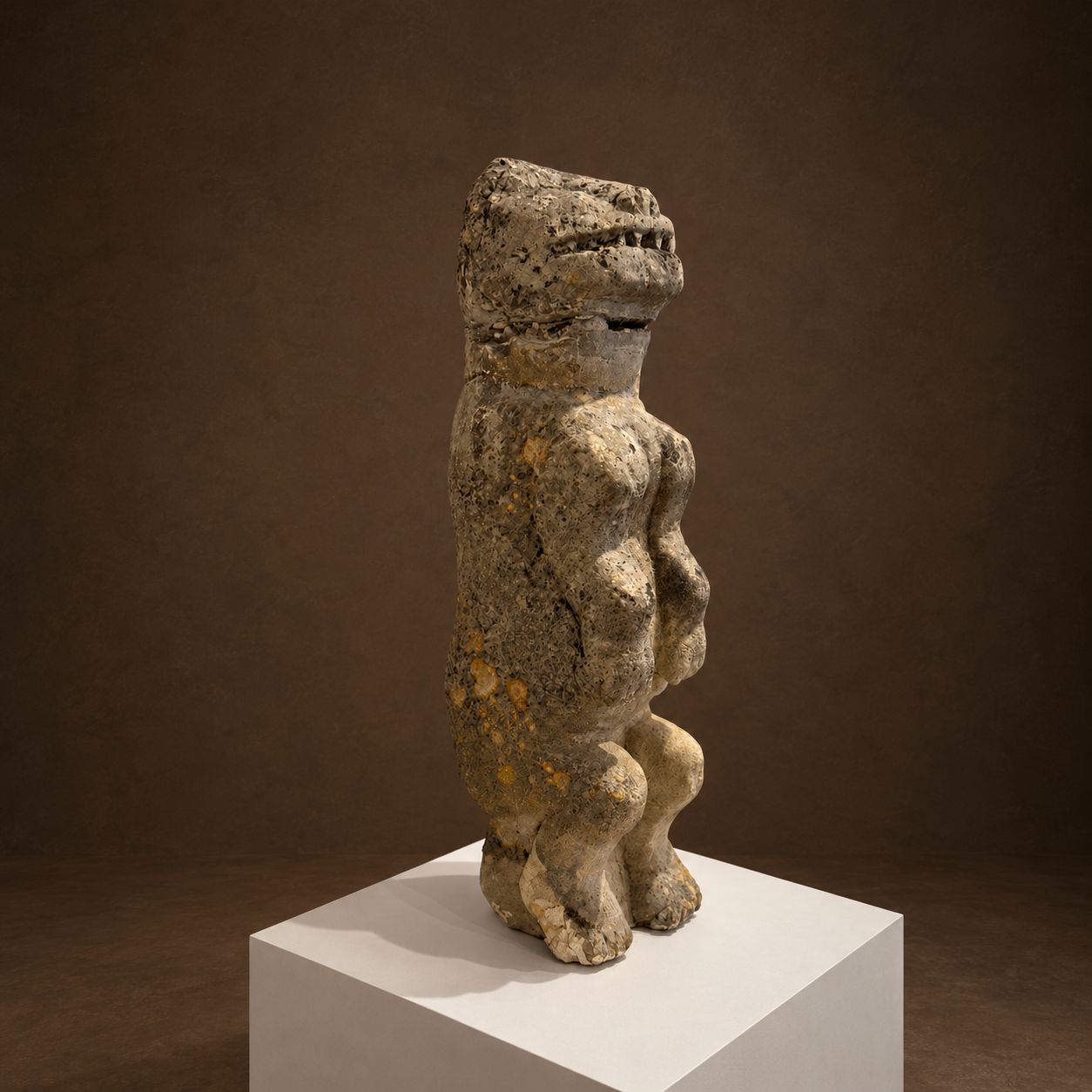 16th Century Stone Gargoyle Statue from Chateau in Montpellier, France