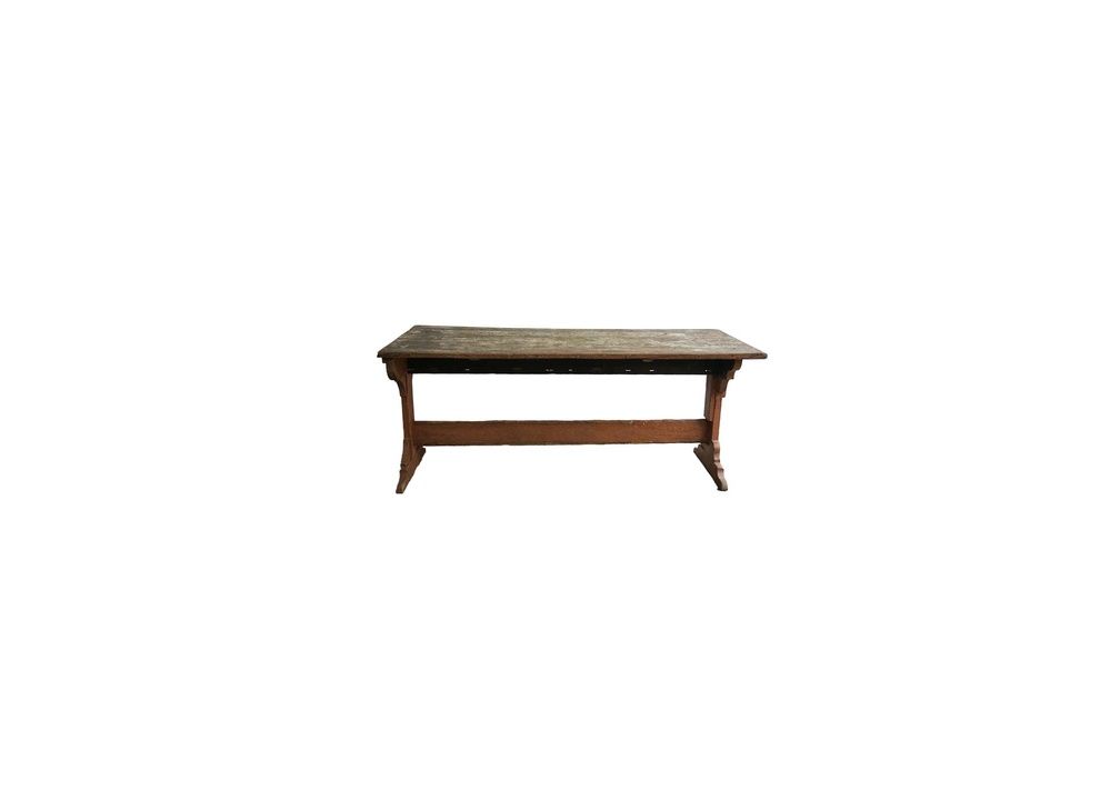 Trestle Base Dining Table