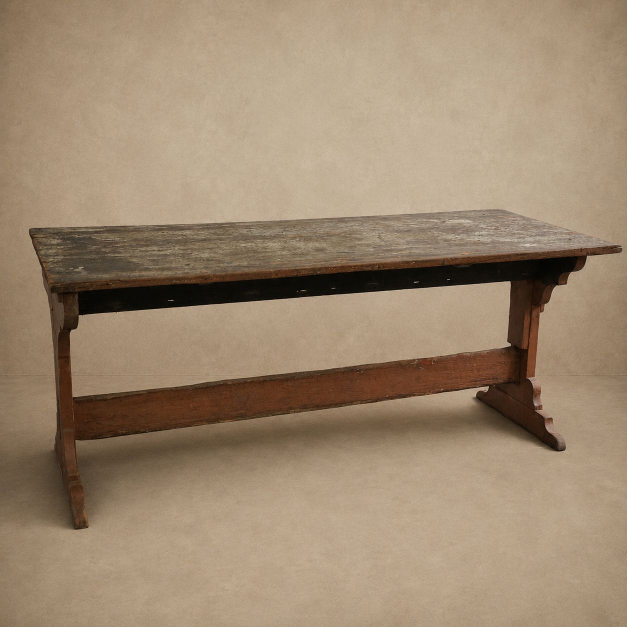 Trestle Base Dining Table