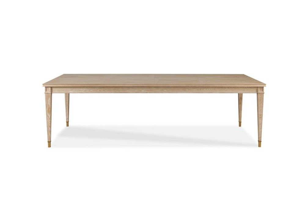 Large Century Blonde Cerused Dining Table