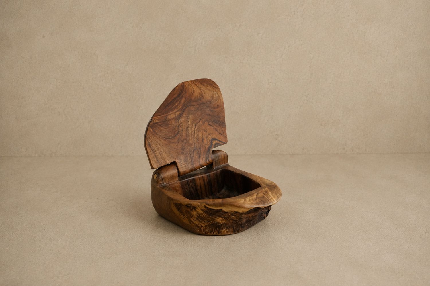 Organic Walnut, Hand-Made Box by LeComple, Bordeaux Region (B)