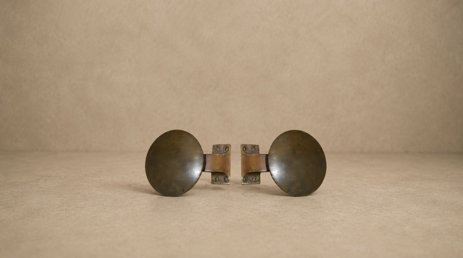 Pair of Round Handles from Sweden, c.1940