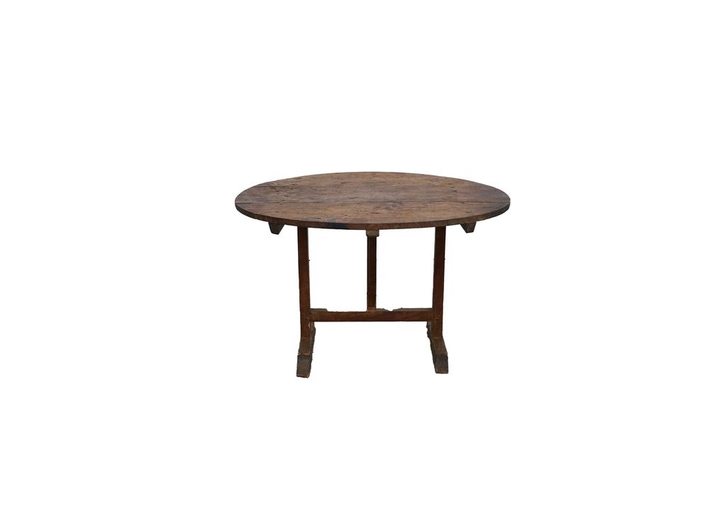 19th Century Tilt Top Wine Tasting Table, France