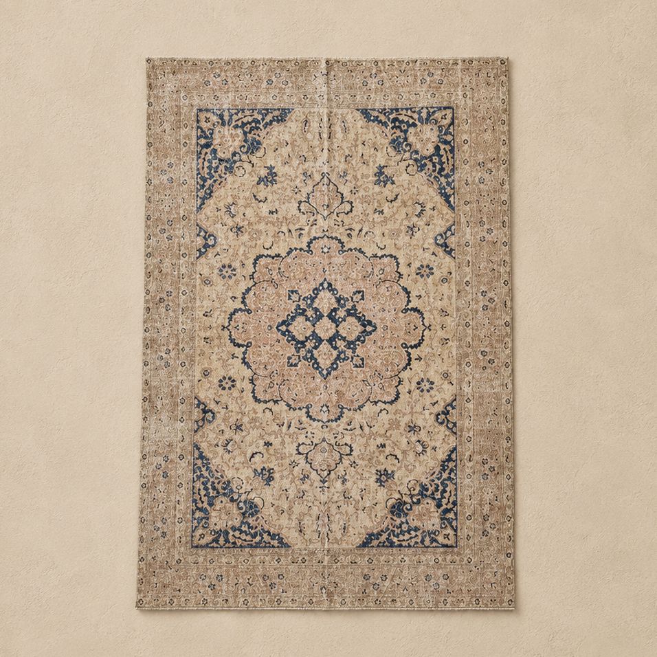 Turkish Vintage Rug, 6'3" x 9'8"