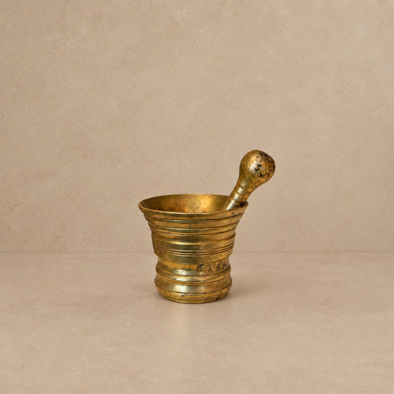 Mini Bronze Mortar &amp; Pestle, 1960's