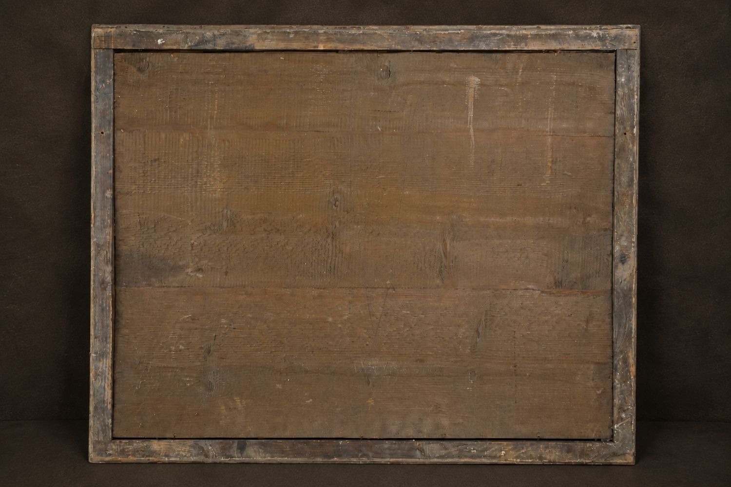 Antique French Painted Mirror, 19th Century