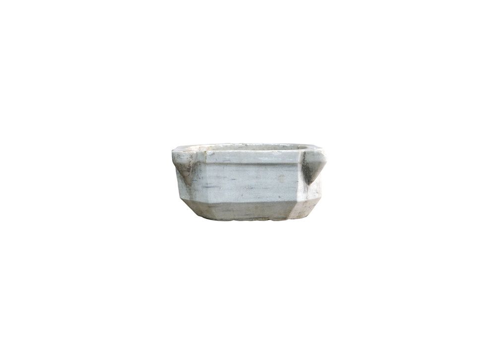 Vintage Marble Sink, 19.5" x 17" x 9"
