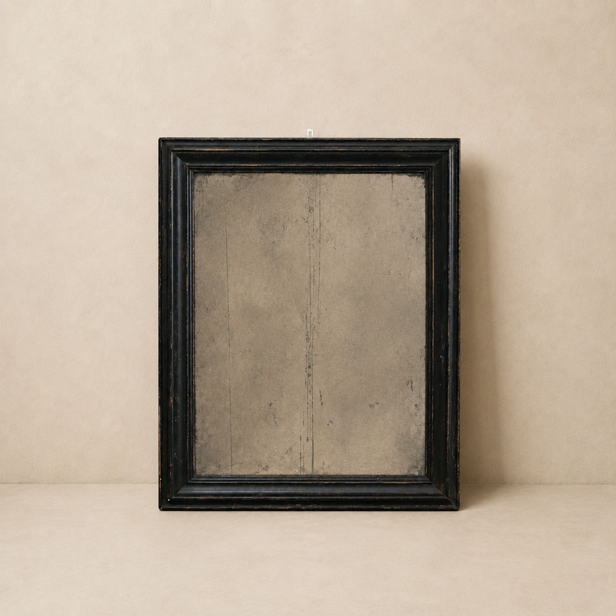 Mirror with Ebonized Frame &amp; Mercury Glass