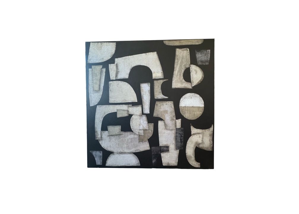 "Mercury No. 5" Abstract Art by Jennifer Gibbs, 60 x 60