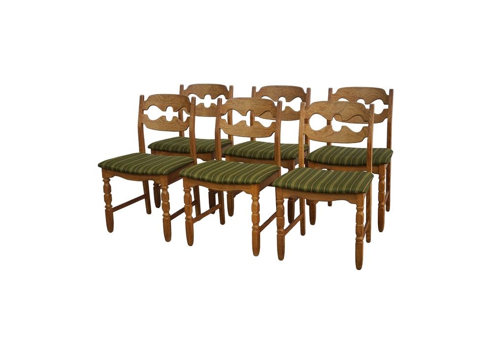 Vintage Henry Kjærnulf (Danish Designer) Razorblade Chair With Original Upholstery
