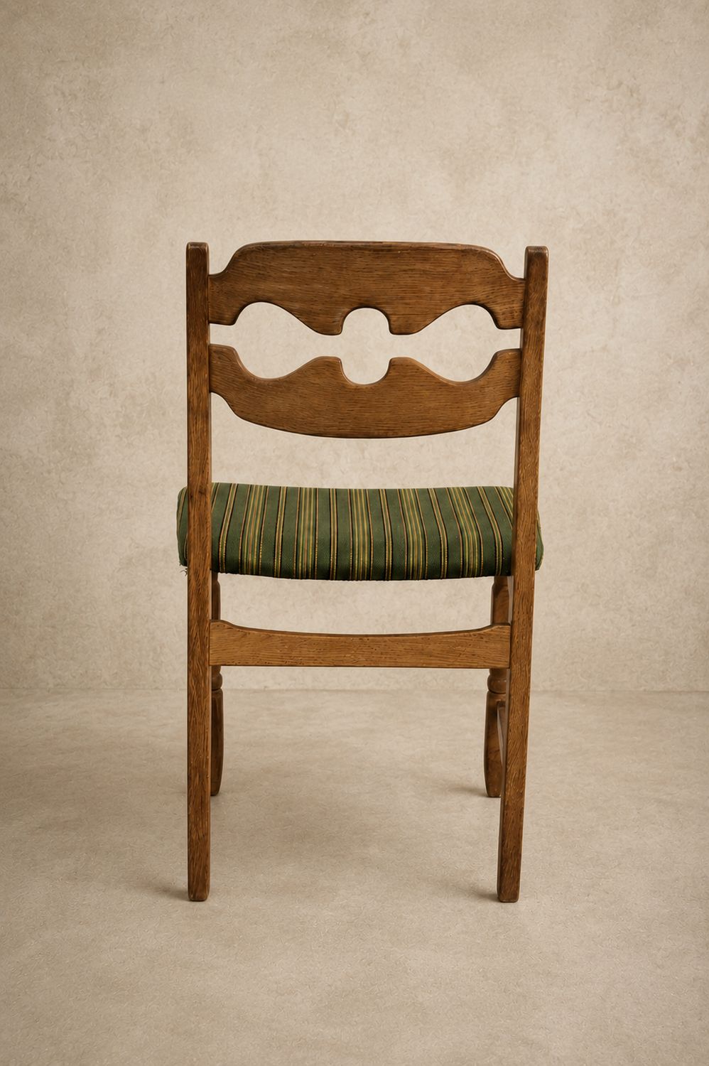 Set of 6 Vintage Henry Kjærnulf (Danish Designer) Razorblade Chairs With Original Upholstery