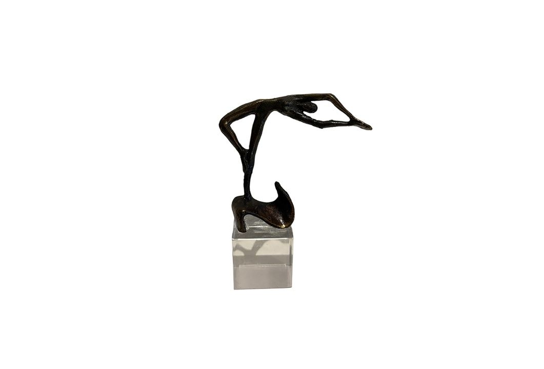 Small Dutch Nude Bronze Sculpture